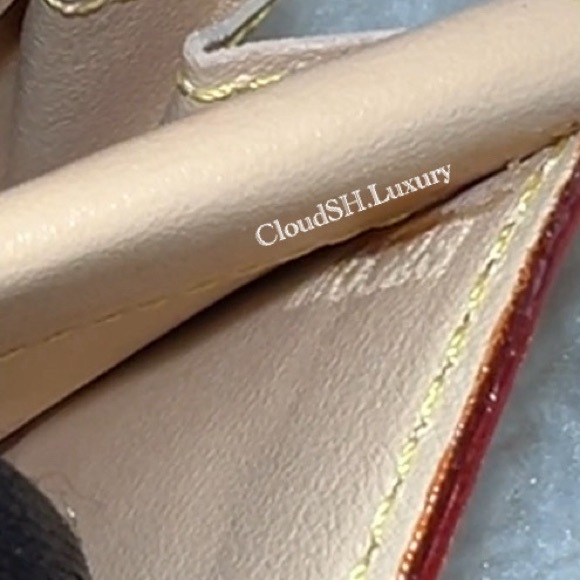 Auth Louis Vuitton Pink Cherry Blossom Classic Monogram Card Holder Wallet - Picture 14 of 14